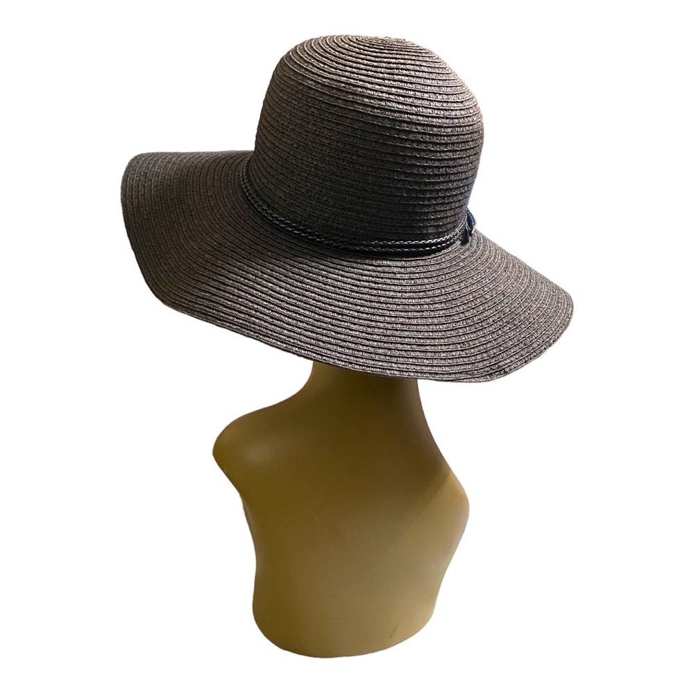 Dark Grey Wide Brim Sunhat